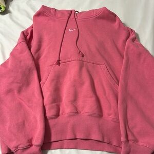Cropped Oversized Nike hoodie
